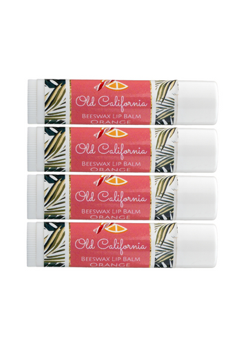 Orange Peppermint Lip Balm 4-Pack