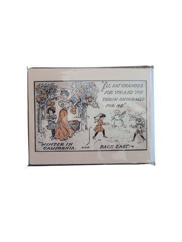 Winter in California Holiday Cards (5 Pack with Envelopes)
