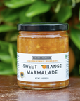 ARCHIVE FOR REVIEWS Redlands Heights Marmalade – California Citrus Preserves (11 oz) – Sweet Orange marmalade jar outdoors – Old California Botanicals