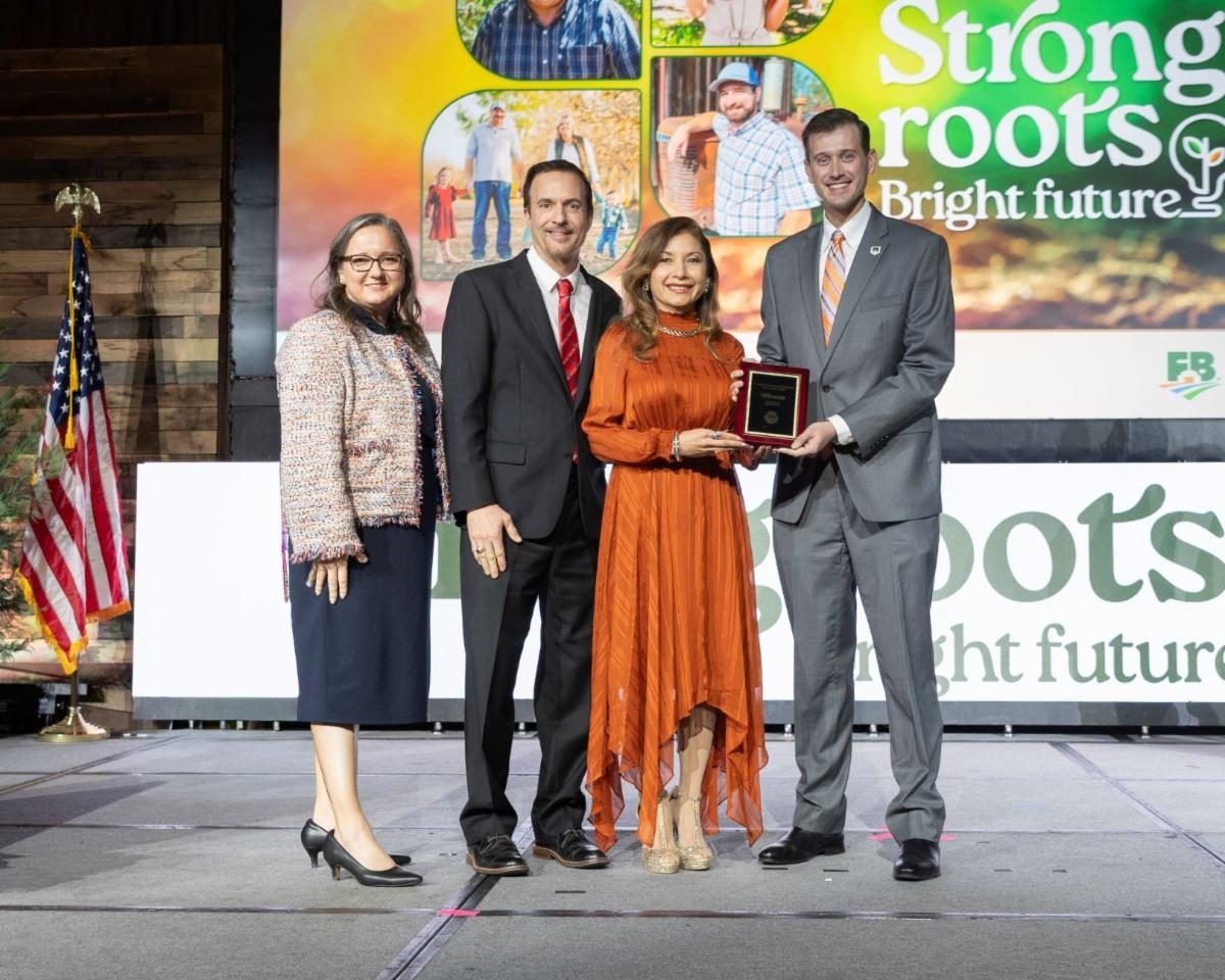 Old California Botanicals team accepting an award