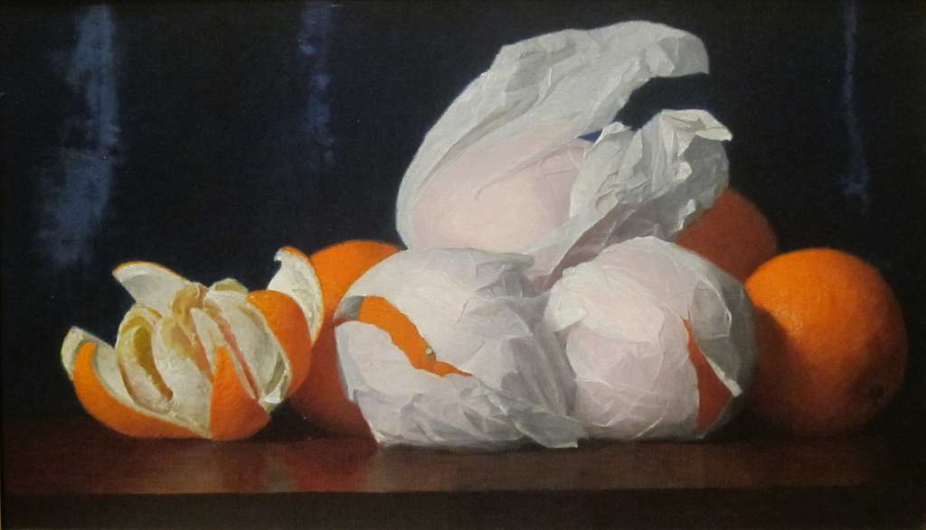 'Oranges in Tissue Paper' by William Joseph McCloskey, c. 1890 in the collection of the De Young Museum in San Francisco