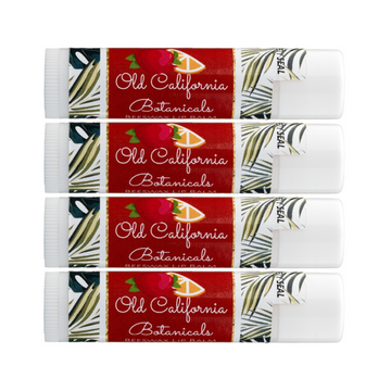 Orange Pomegranate Beeswax Lip Balm – 4-PACK