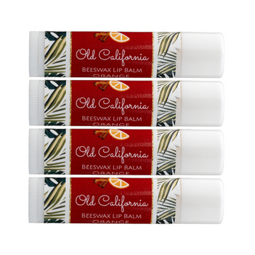 Orange Cinnamon Beeswax Lip Balm – 4-PACK