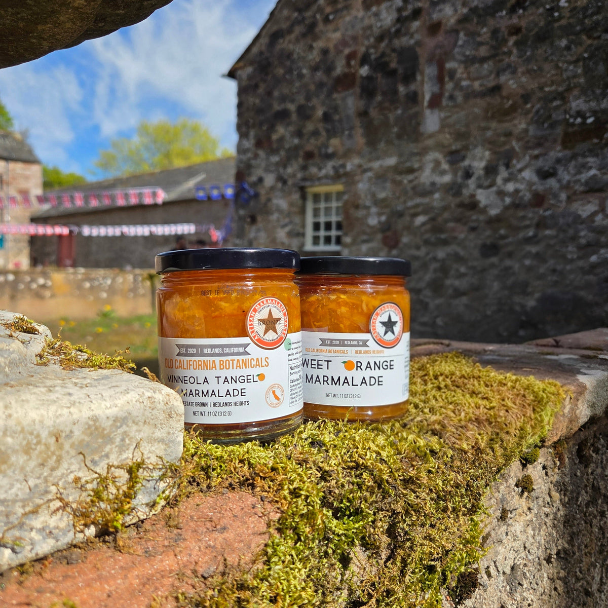 Old California Botanicals marmalade jars