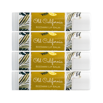 Lemon Bay Beeswax Lip Balm – 4-PACK