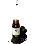 Navel Orange Essential Oil – Navel orange essential oil bottle with open cap – Old California Botanicals
