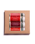 Seasonal California Botanical Lip Balm Club Subscription – seasonal lip balm box with four spiced orange flavors – Old California Botanicals