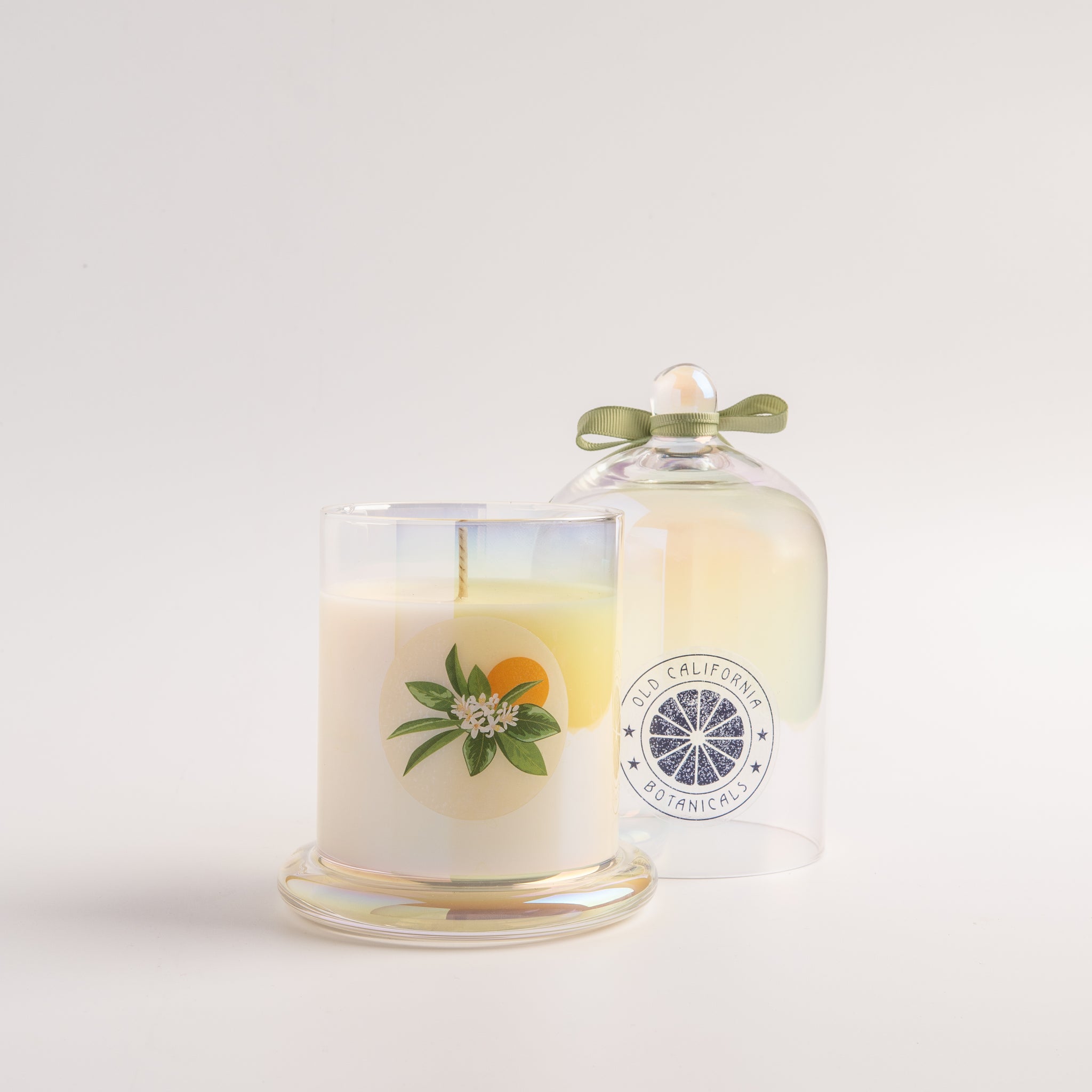 Aromatherapy Decorative Candle with Glass Cloche