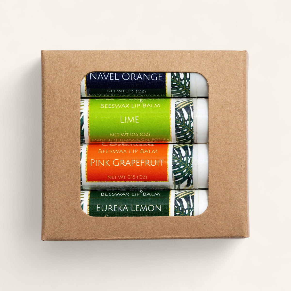Citrus Variety Beeswax Lip Balm