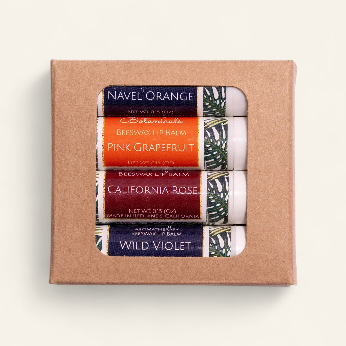 Fruit Variety Beeswax Lip Balm